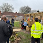 An image of people in the community garden in Palfrey